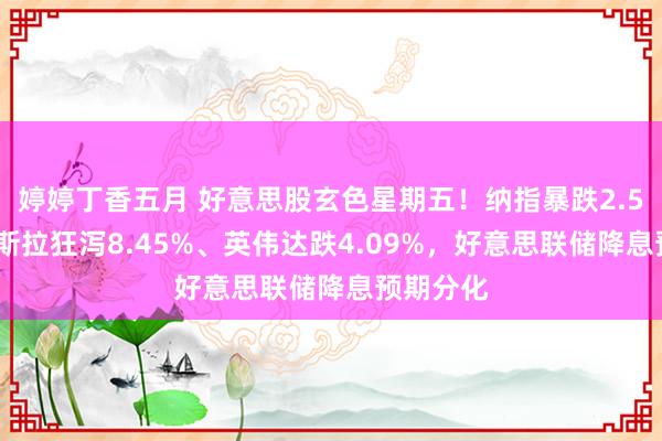 婷婷丁香五月 好意思股玄色星期五！纳指暴跌2.55%，特斯拉狂泻8.45%、英伟达跌4.09%，好意思联储降息预期分化