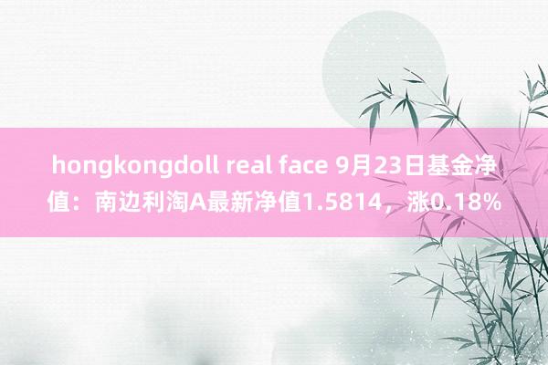 hongkongdoll real face 9月23日基金净值：南边利淘A最新净值1.5814，涨0.18%