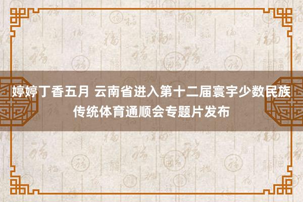 婷婷丁香五月 云南省进入第十二届寰宇少数民族传统体育通顺会专题片发布