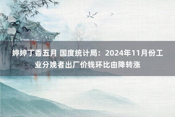 婷婷丁香五月 国度统计局：2024年11月份工业分娩者出厂价钱环比由降转涨