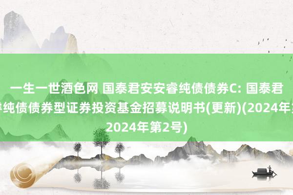 一生一世酒色网 国泰君安安睿纯债债券C: 国泰君安安睿纯债债券型证券投资基金招募说明书(更新)(2024年第2号)