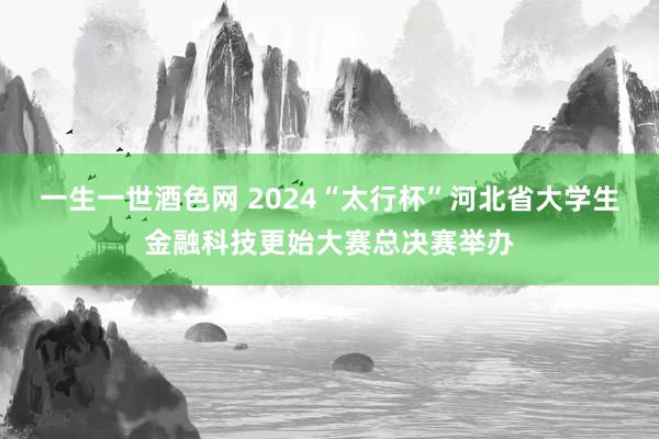 一生一世酒色网 2024“太行杯”河北省大学生金融科技更始大赛总决赛举办